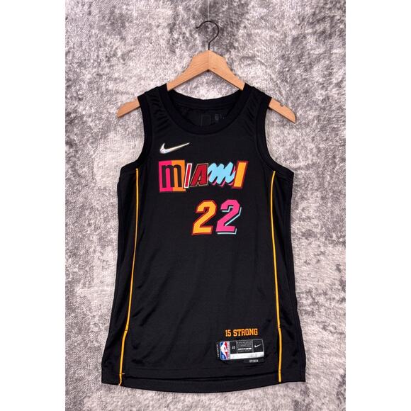 Nike Jersey Small Mens Jimmy Butler #22 Miami Heat Swingman City Edition NBA - Picture 1 of 8